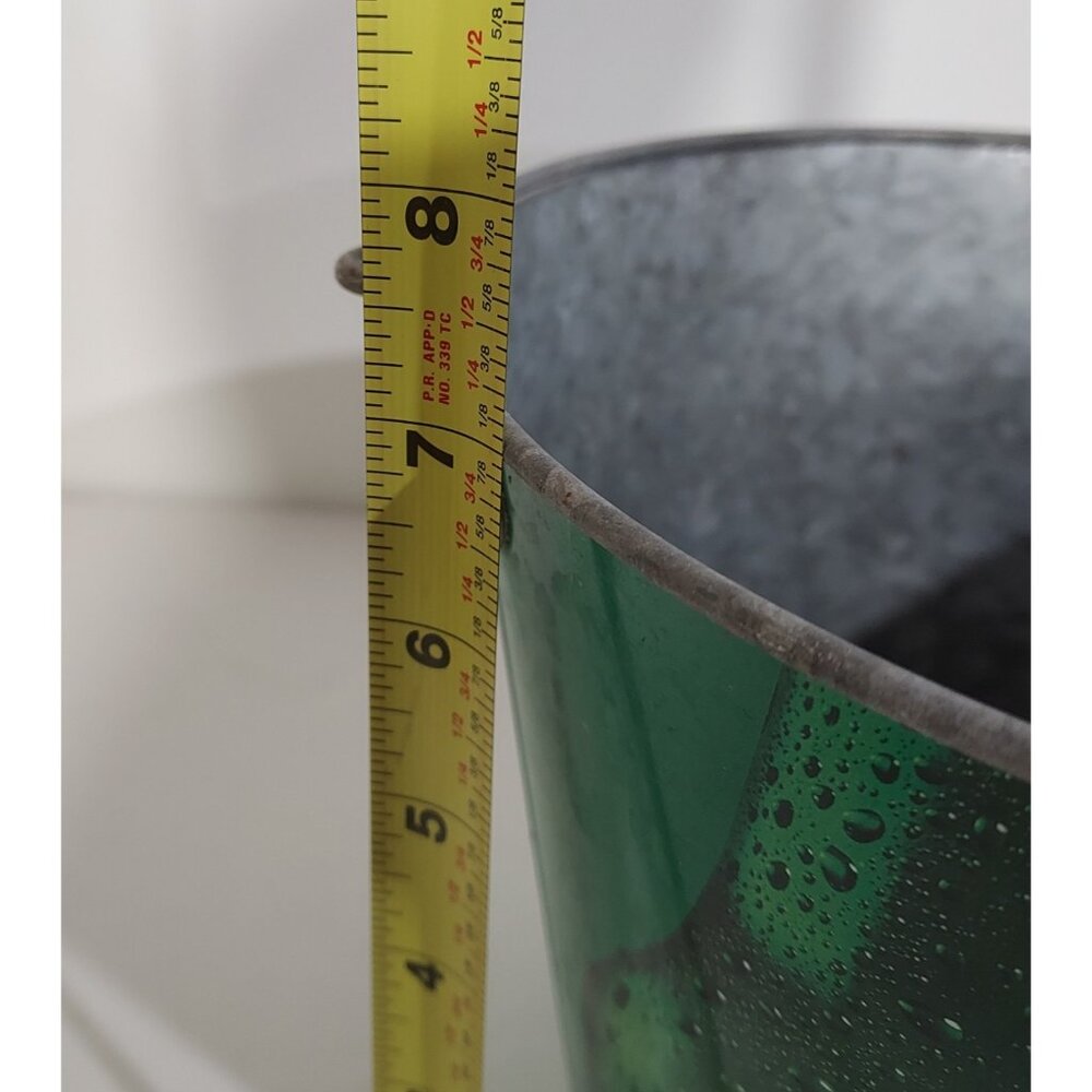 Medal Heineken Beer Ice Bucket with Handle 9 x 7 Inch Summertime Beachcore - Picture 7 of 8
